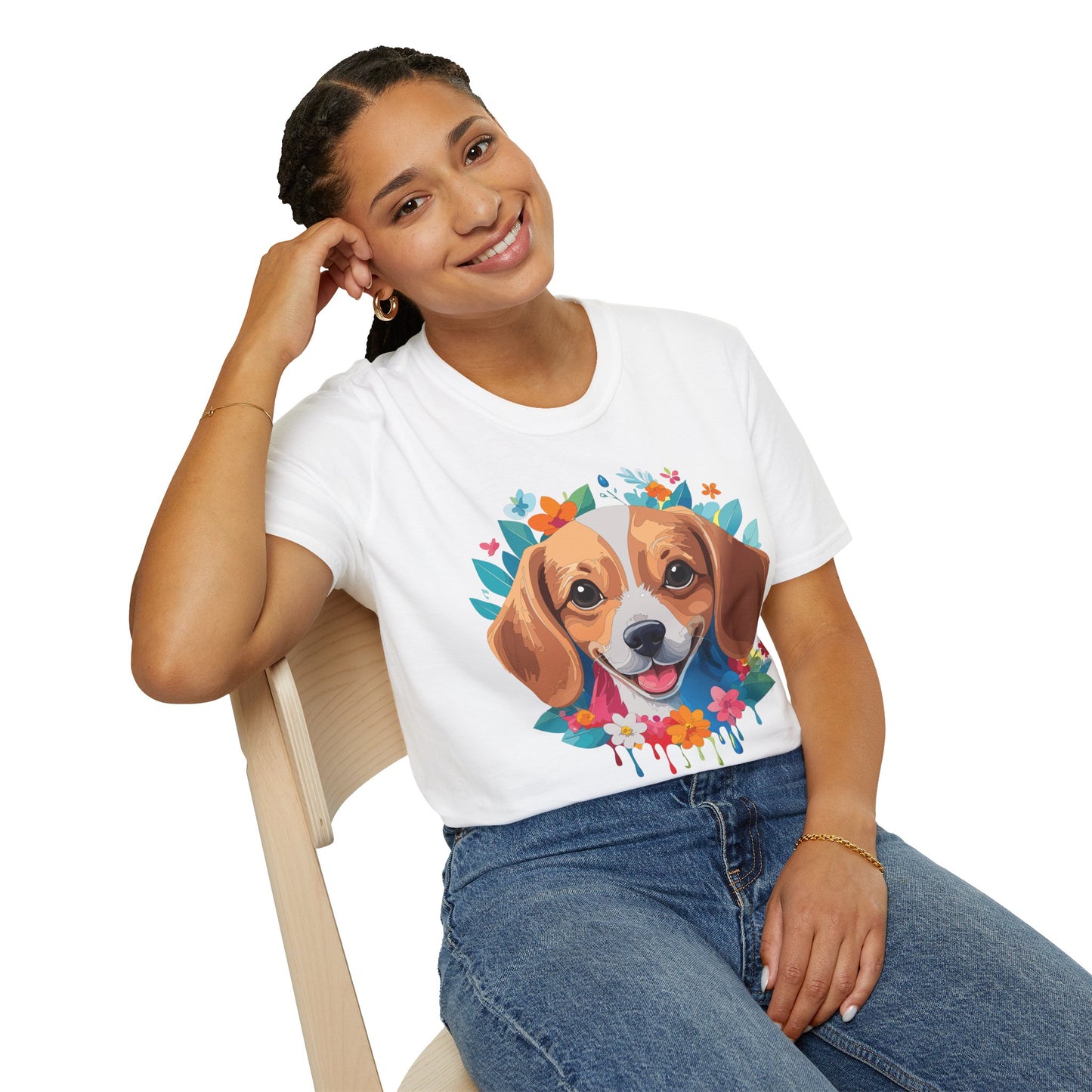 Dog Shirt, Shirt with Dog, Animal Tee, Shirt with Animals