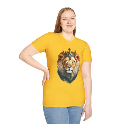 Lion Shirt Unisex Softstyle Tee Gildan 64000 100 Percent Ring Spun Cotton