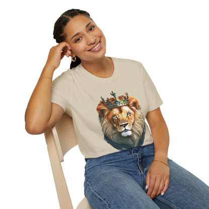 Lion Shirt Unisex Softstyle Tee Gildan 64000 100 Percent Ring Spun Cotton