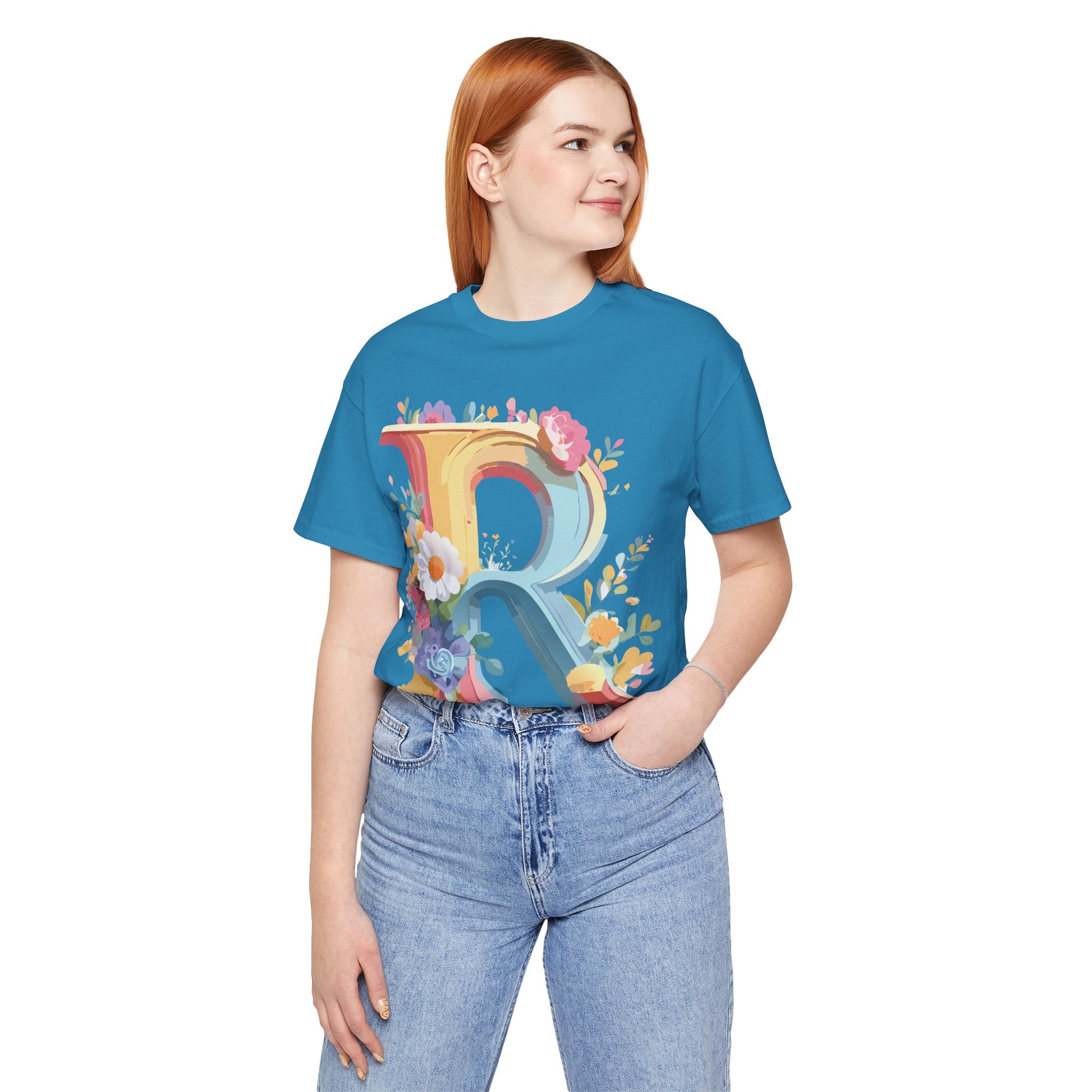 Letter Shirt, Letter R Shirt - ADELPHA