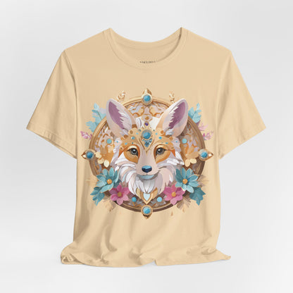 Natural Cotton Tee Shirt - Medallion Collection Printify