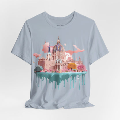 Natural Cotton Tee Shirt - Beautiful Places Collection - Vienna Printify