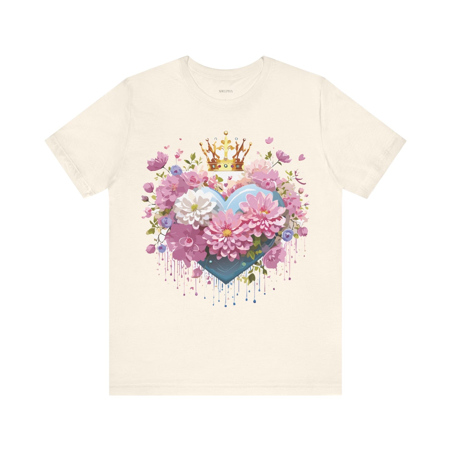 Natural Cotton Tee Shirt - Love story Collection