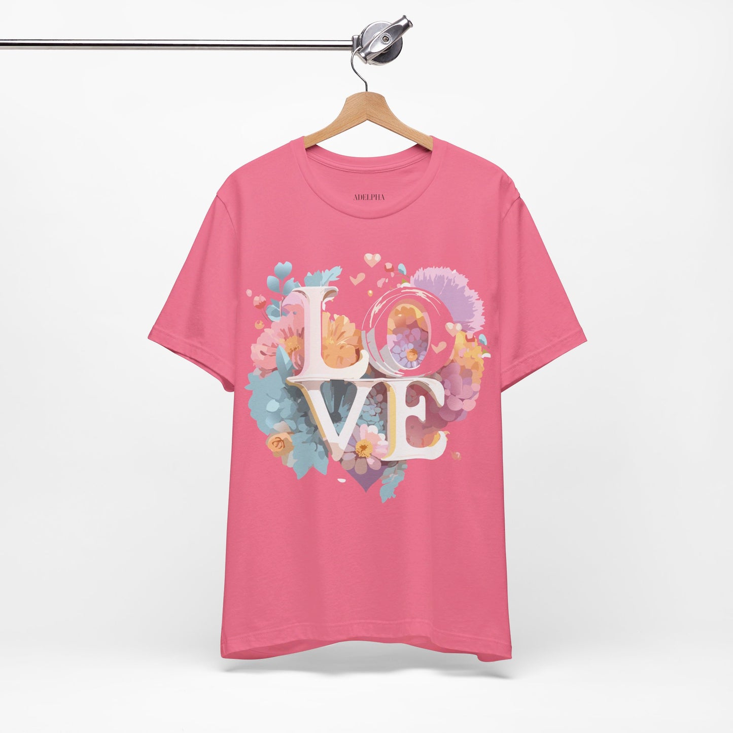 T-Shirt aus natürlicher Baumwolle – Love Story-Kollektion