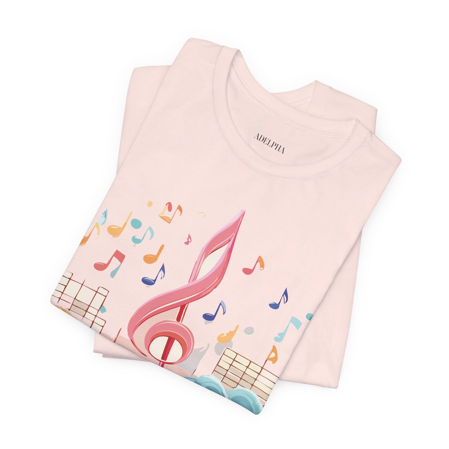 T-shirt en coton naturel - Collection Musique