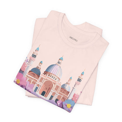 Natural Cotton Tee Shirt - Beautiful Places Collection - Venice Printify
