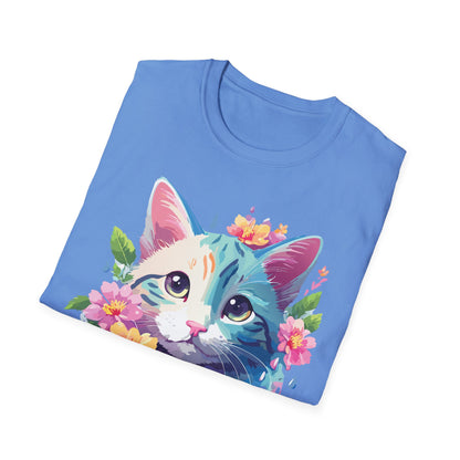 Cat Shirt Unisex Cat Lover Tee Premium Gildan Softstyle 64000 Lightweight