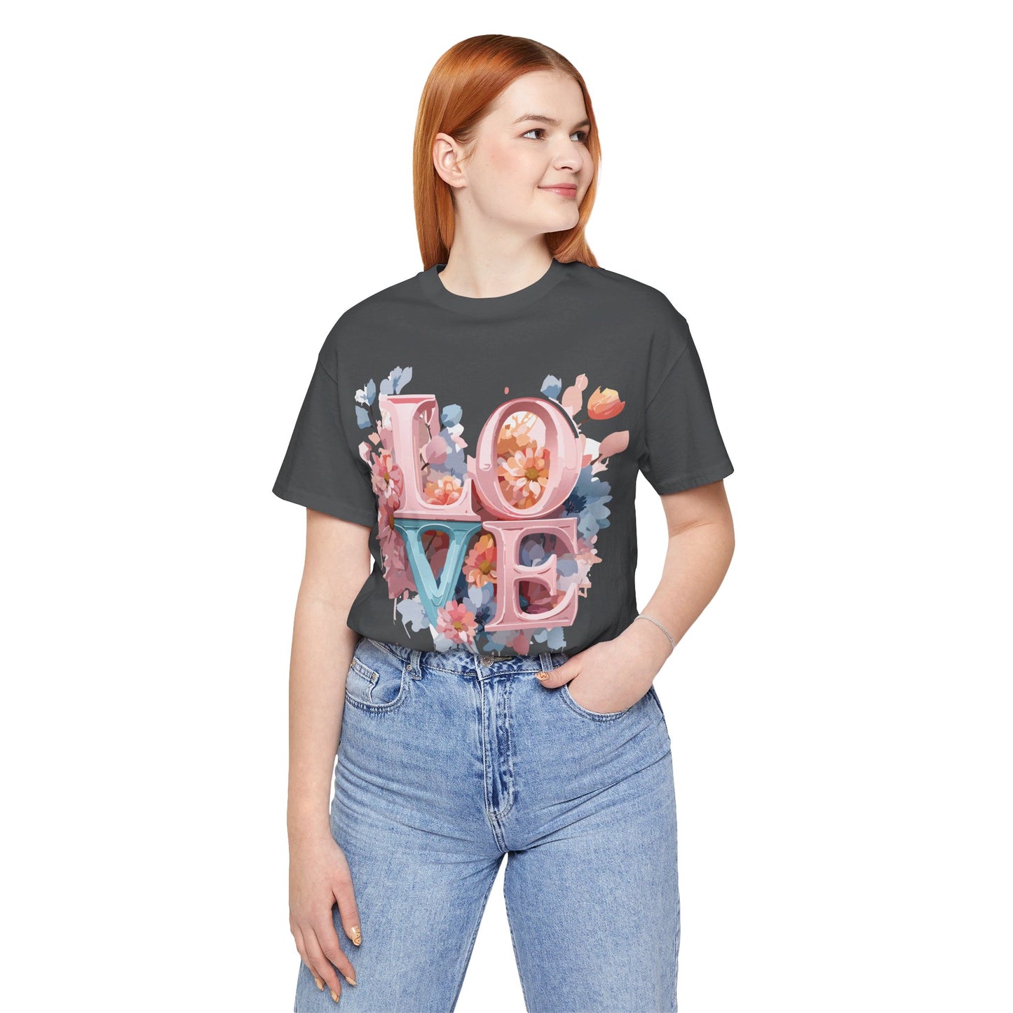 T-Shirt aus natürlicher Baumwolle – Love Story Collection