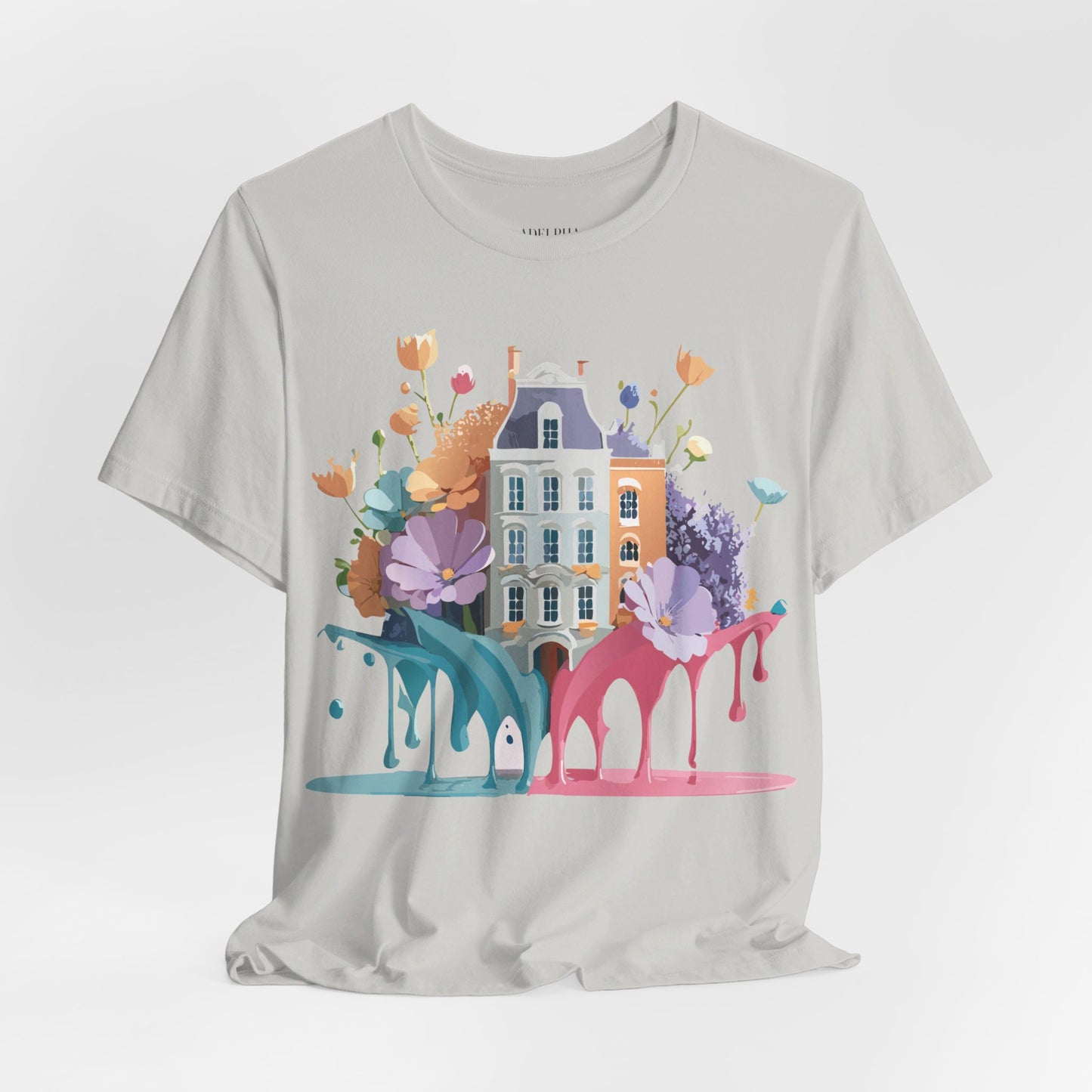 Natural Cotton Tee Shirt - Beautiful Places Collection - Amsterdam