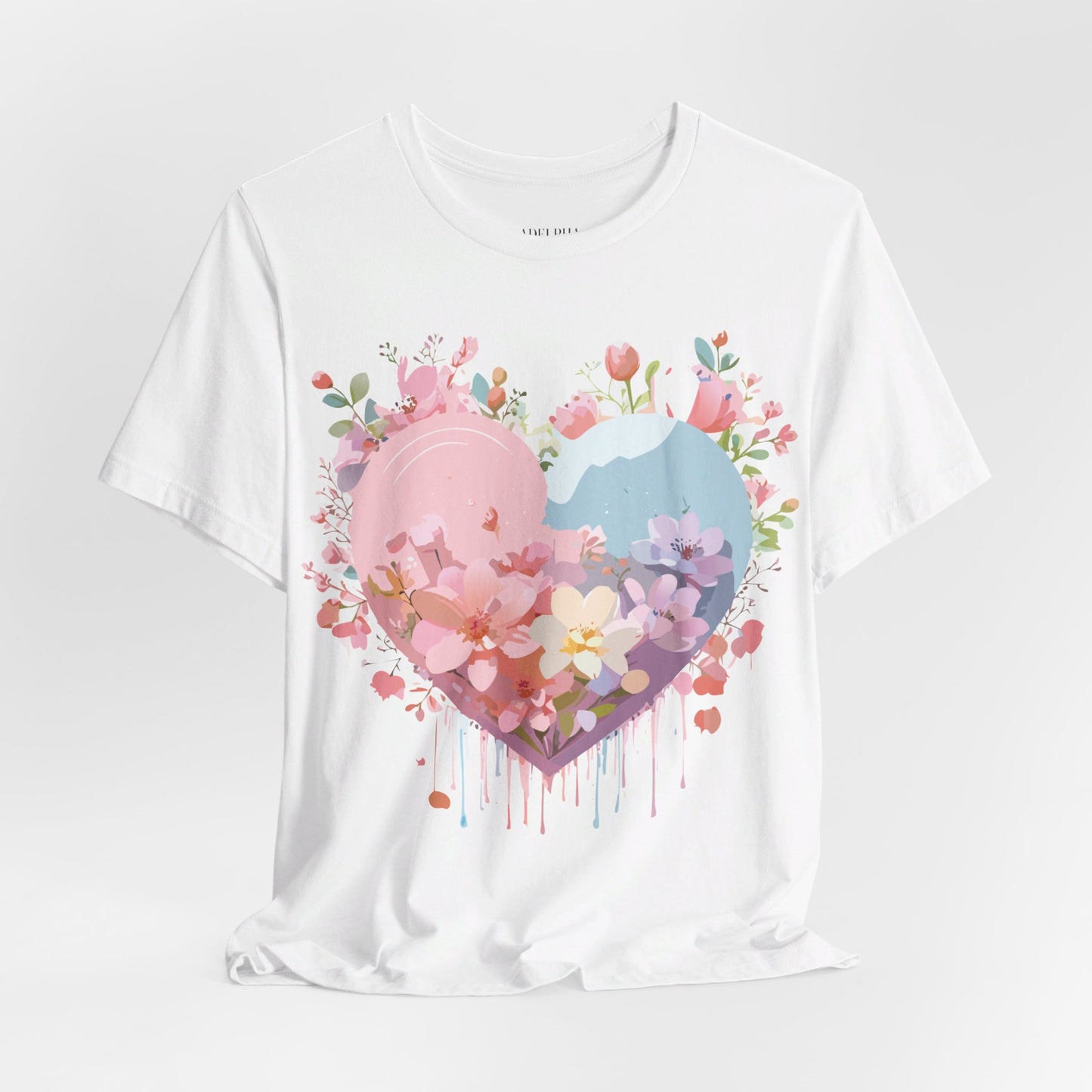 T-shirt en coton naturel - Collection Love story