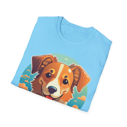 Dog Shirt Unisex Animal Tee One Hundred Percent Cotton Softstyle Gildan 64000