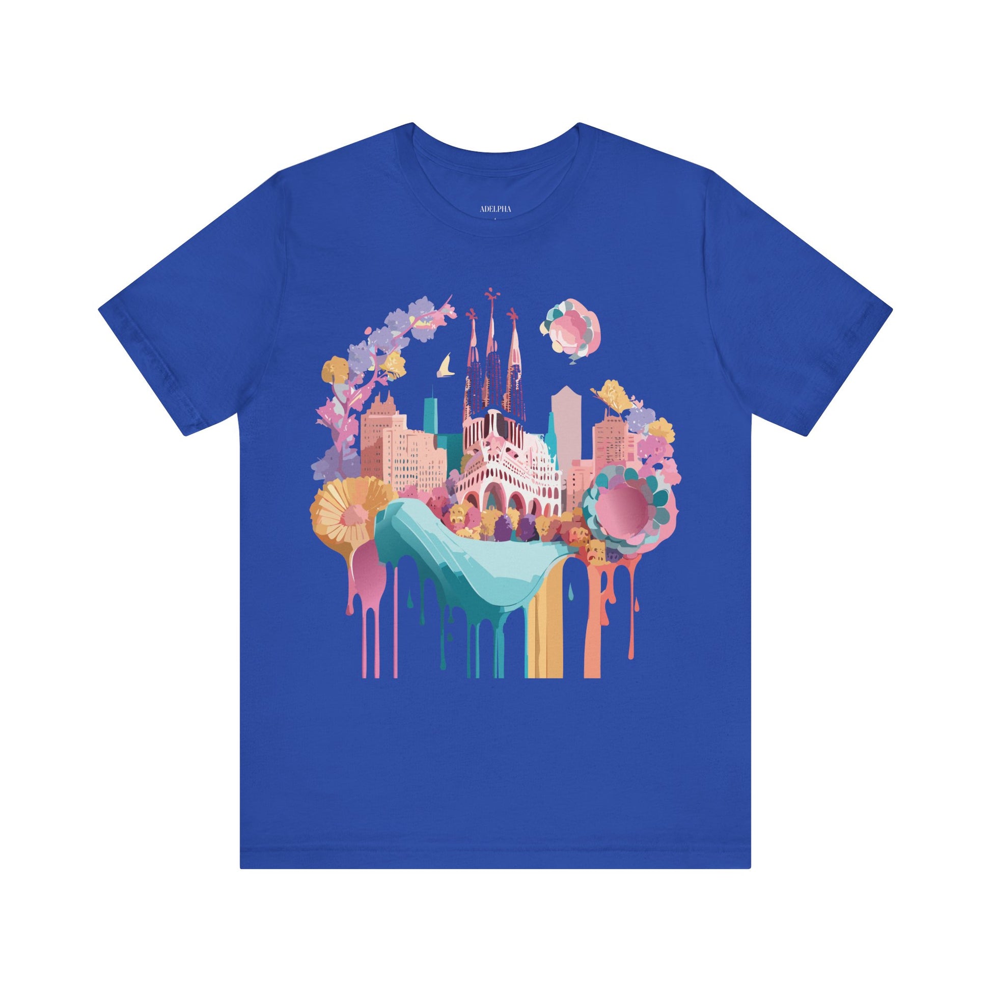 Tourist Shirt, Shirt with Barcelona - ADELPHA