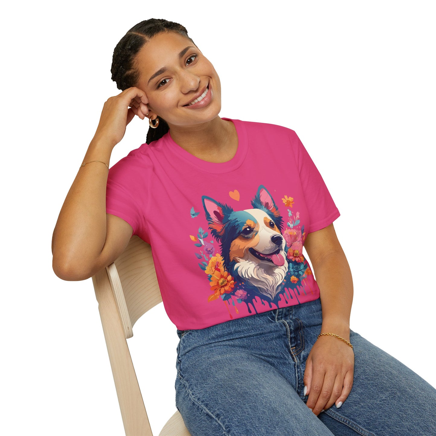 Dog Shirt, Shirt with Dog, Animal Tee, Shirt with Animals