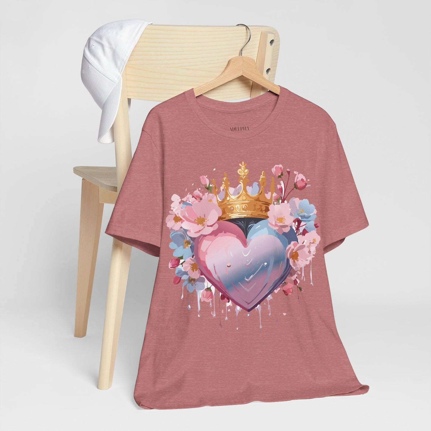 T-Shirt aus natürlicher Baumwolle – Love Story-Kollektion