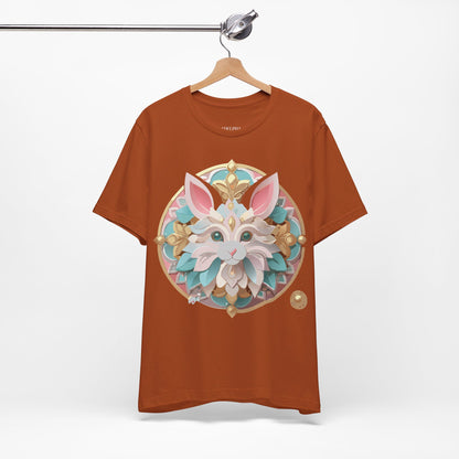 Natural Cotton Tee Shirt - Medallion Collection Printify