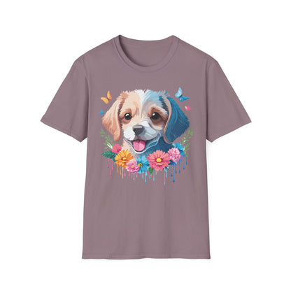 Dog Shirt Unisex Softstyle Tee Gildan 64000 100 Percent Ring Spun Cotton