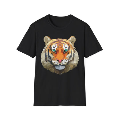 Tiger Shirt Unisex Animal Tee Gildan Softstyle 64000 Cotton Tee