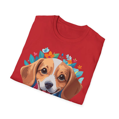 Unisex Dog Shirt Animal Tee Gildan Softstyle 64000 Cotton Tee