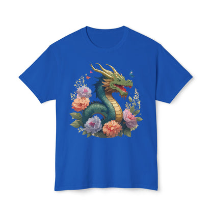 Dragon Art Print T Shirt Unisex HD Cotton Made In USA Full Color