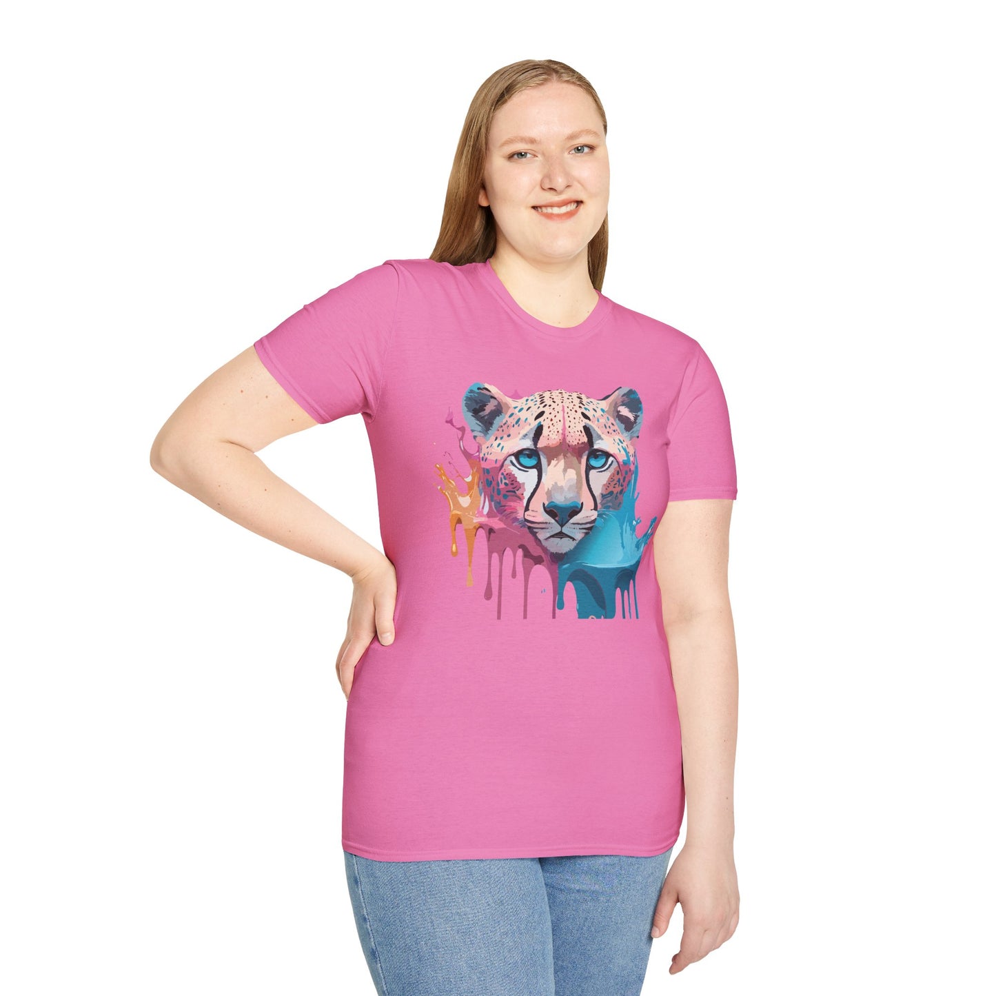 Cheetah Shirt, Shirt with Cheetah, Cheetah Tee, Shirt with Animals