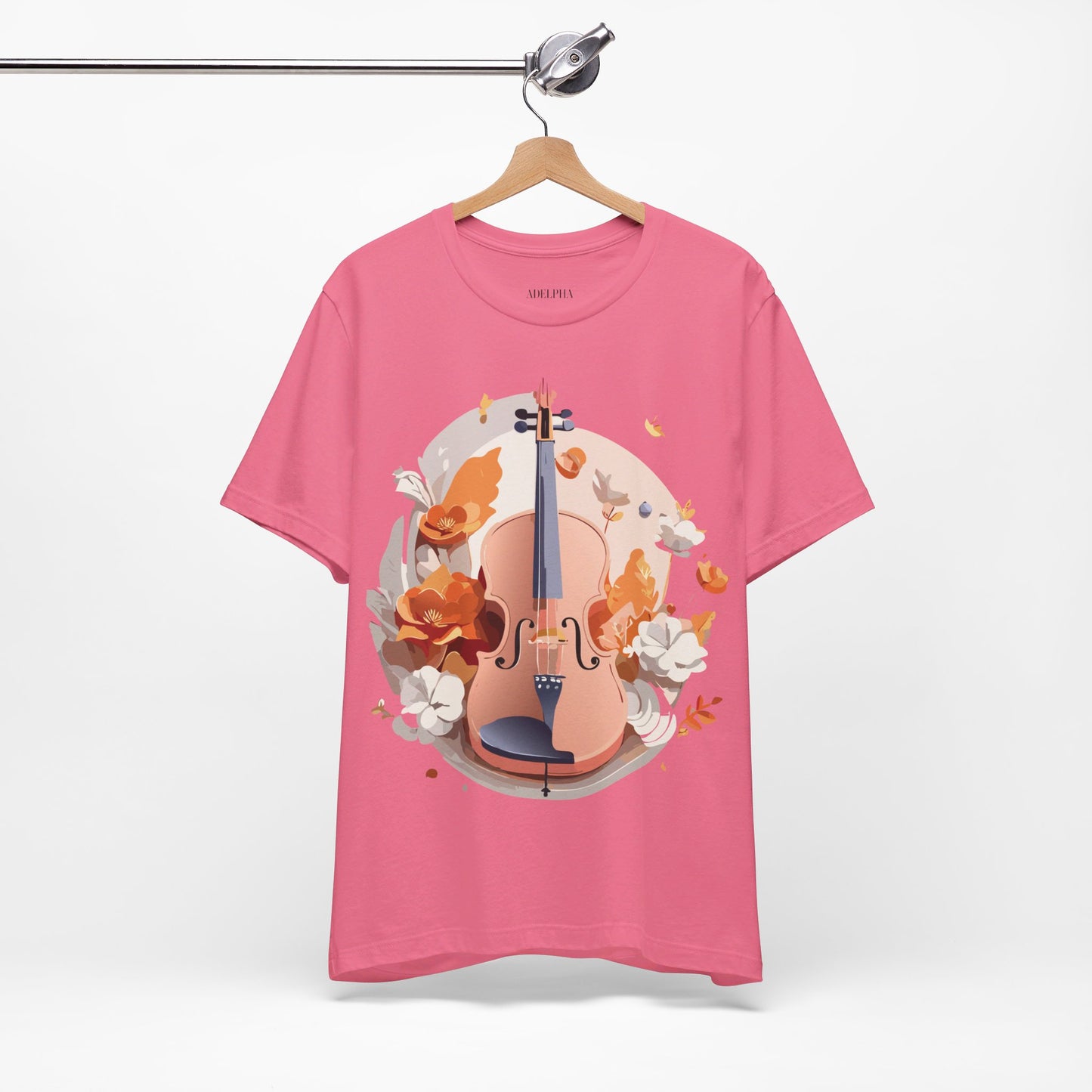 T-Shirt aus natürlicher Baumwolle – Musikkollektion