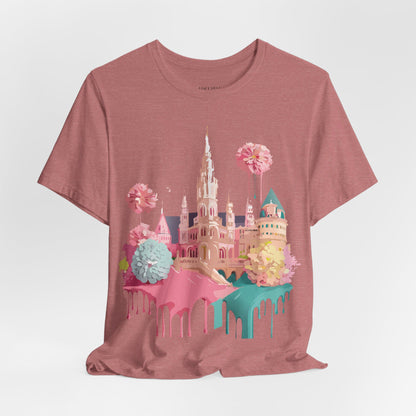 Natural Cotton Tee Shirt - Beautiful Places Collection - Vienna Printify