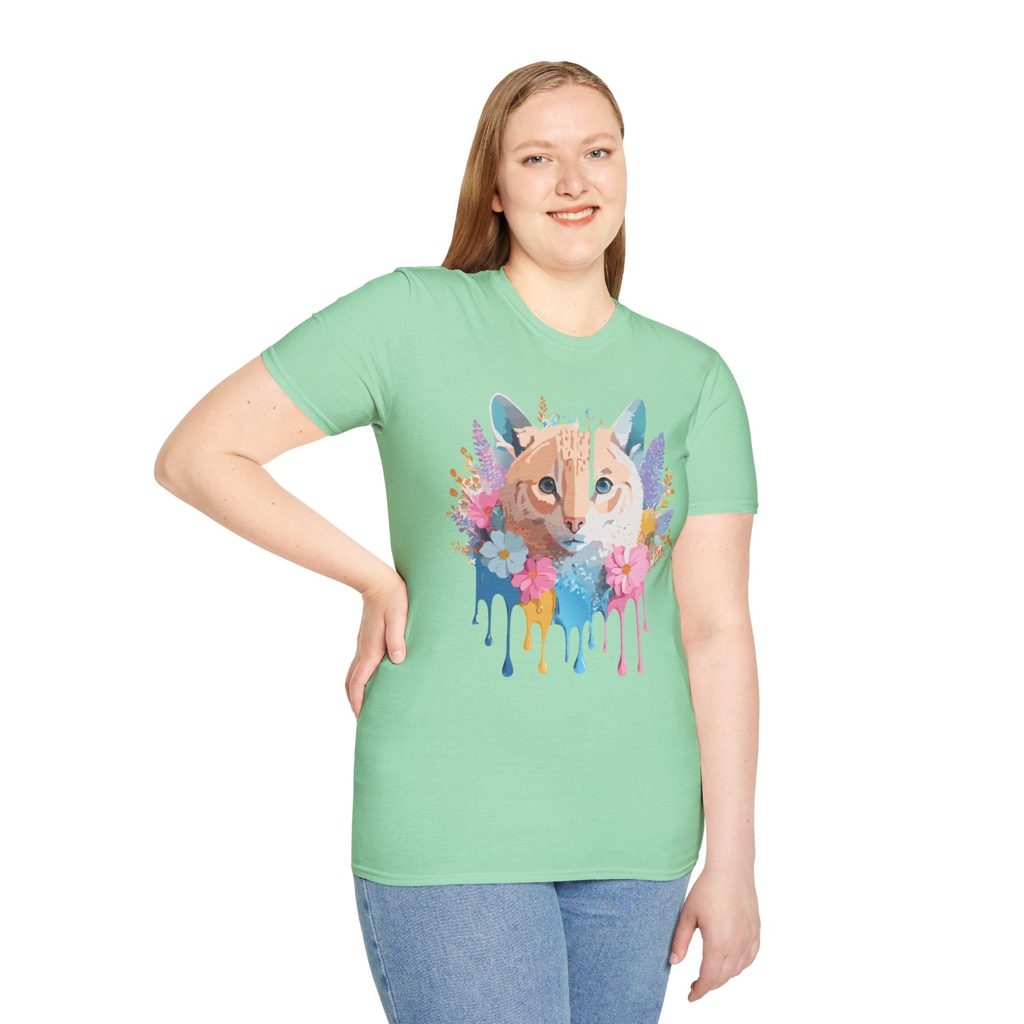 Cat Shirt, Shirt with Cat, Cats Tee, Kitten Tee