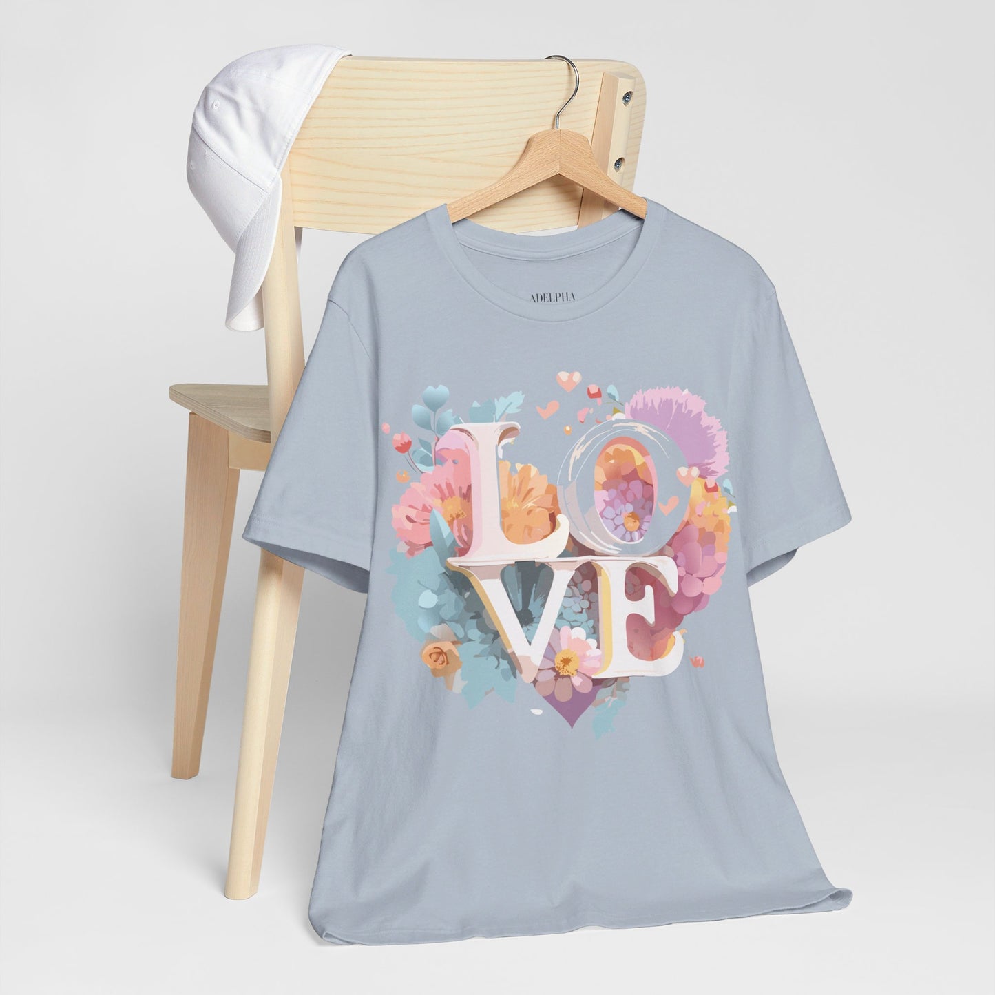 T-Shirt aus natürlicher Baumwolle – Love Story-Kollektion