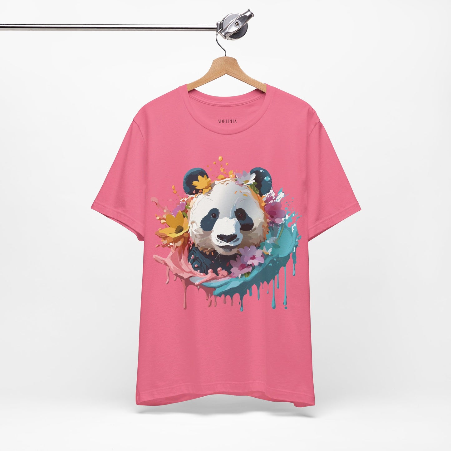 T-Shirt aus natürlicher Baumwolle mit Panda