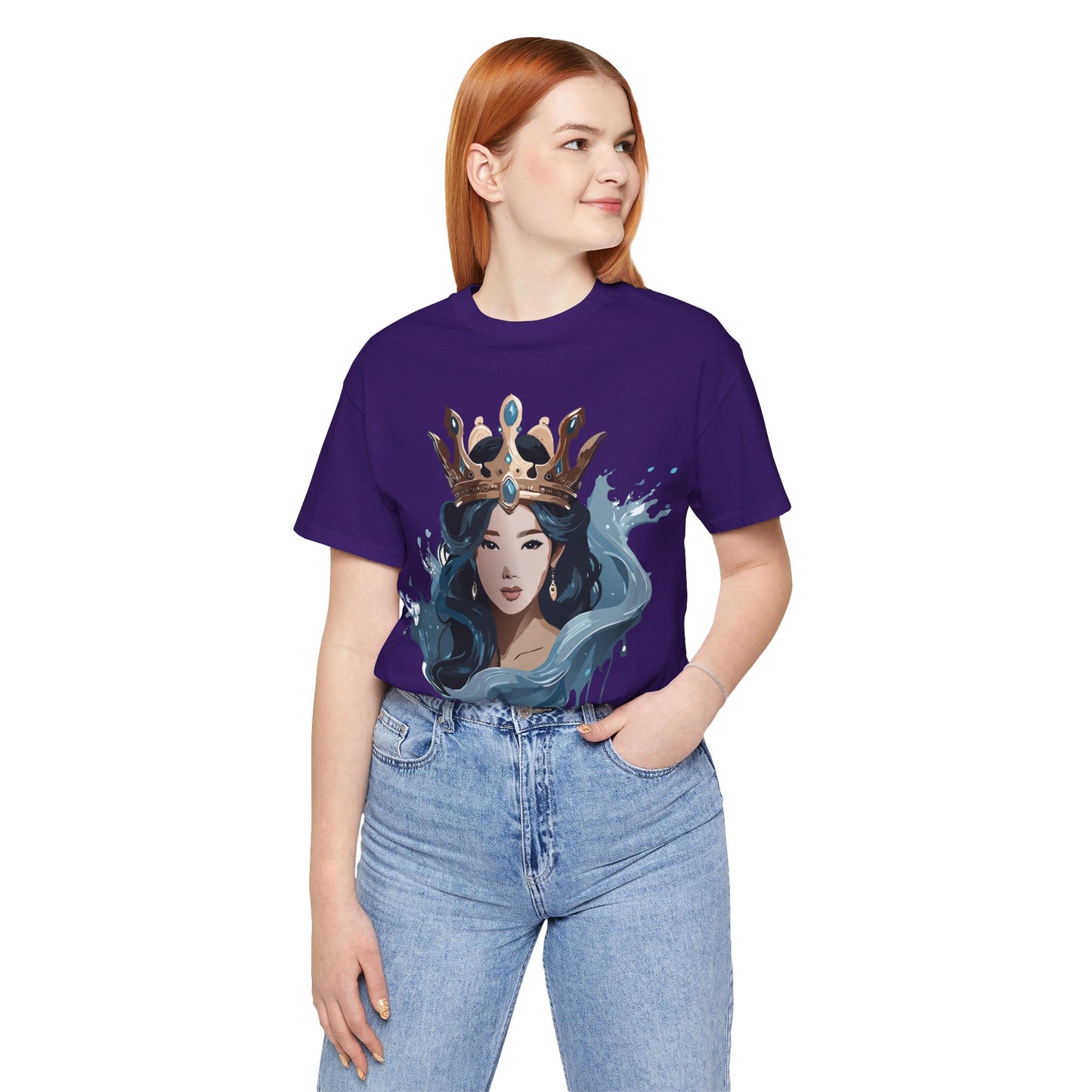 T-Shirt aus natürlicher Baumwolle – Queen Collection