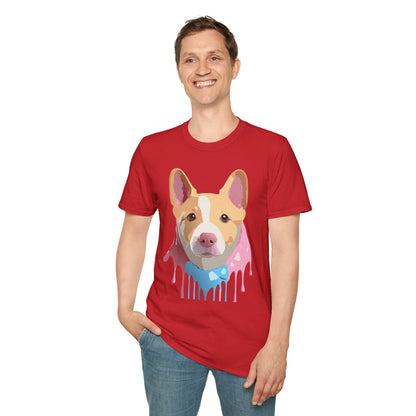 Dog Shirt Unisex Animal Print Tee Cotton T Shirt For Pet Lovers