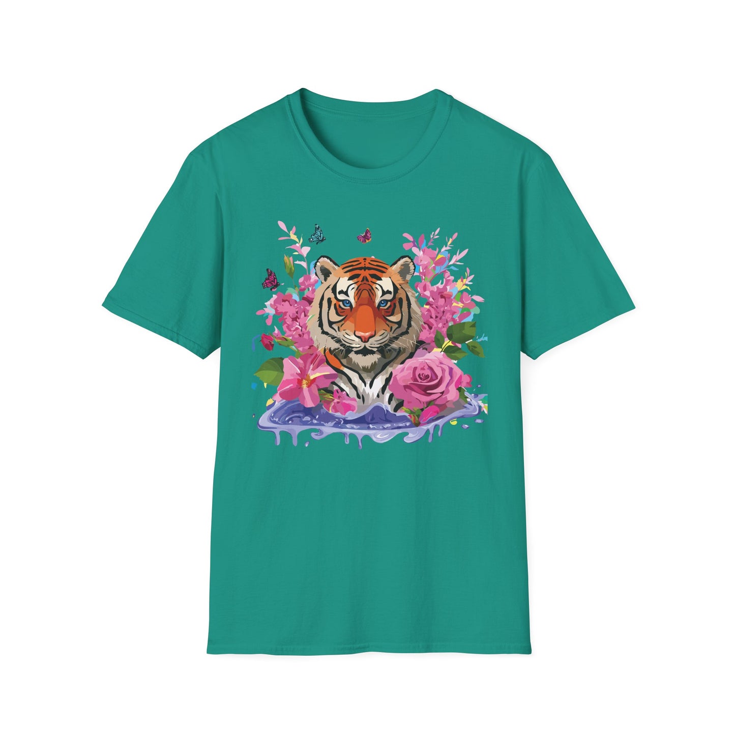 Tiger Shirt, Shirt with Tiger, Animal Tee, Shirt with Animals