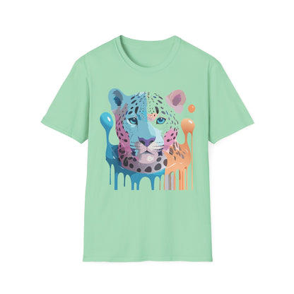 Unisex Cheetah Shirt Gildan Softstyle 64000 Short Sleeve Tee