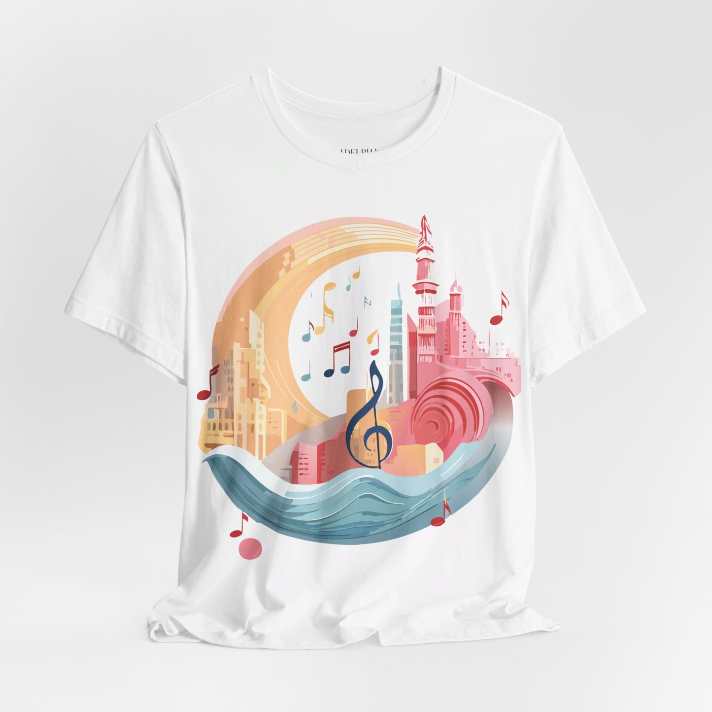 T-shirt en coton naturel - Collection Musique