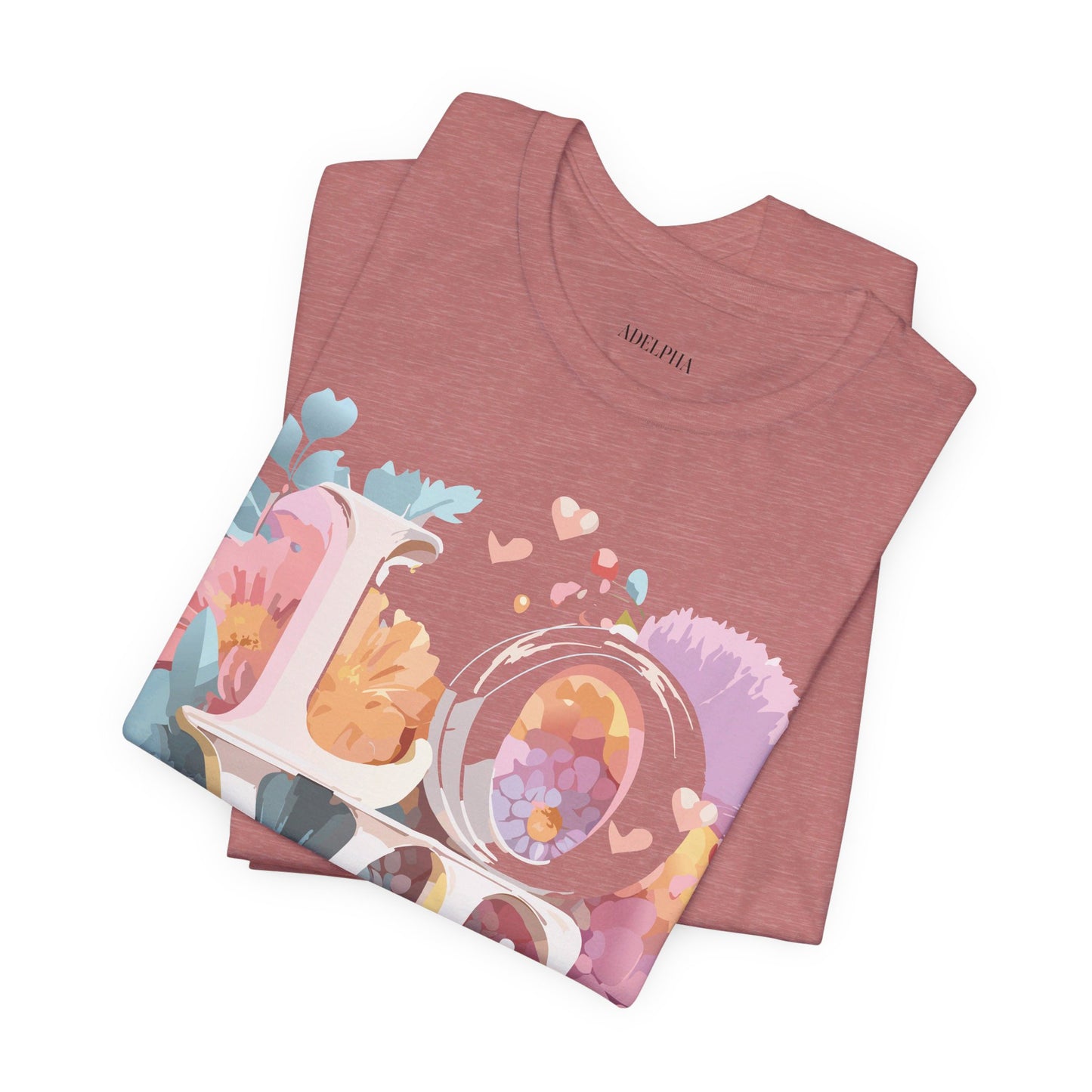 T-shirt en coton naturel - Collection Love story