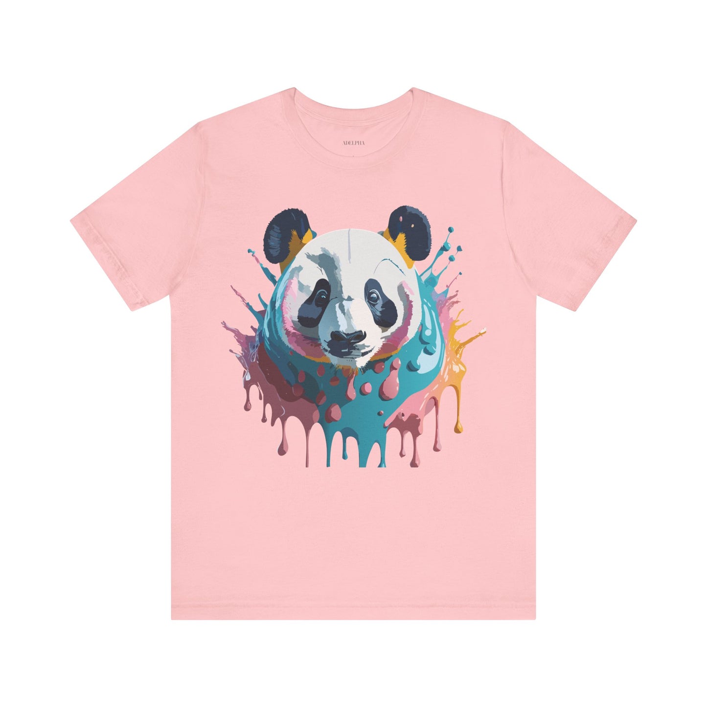 Natural Cotton Tee Shirt with Panda