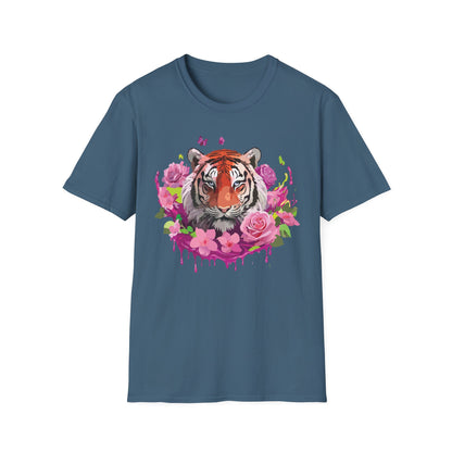 Tiger Shirt Unisex Tee Gildan Softstyle 64000 Ring Spun Cotton
