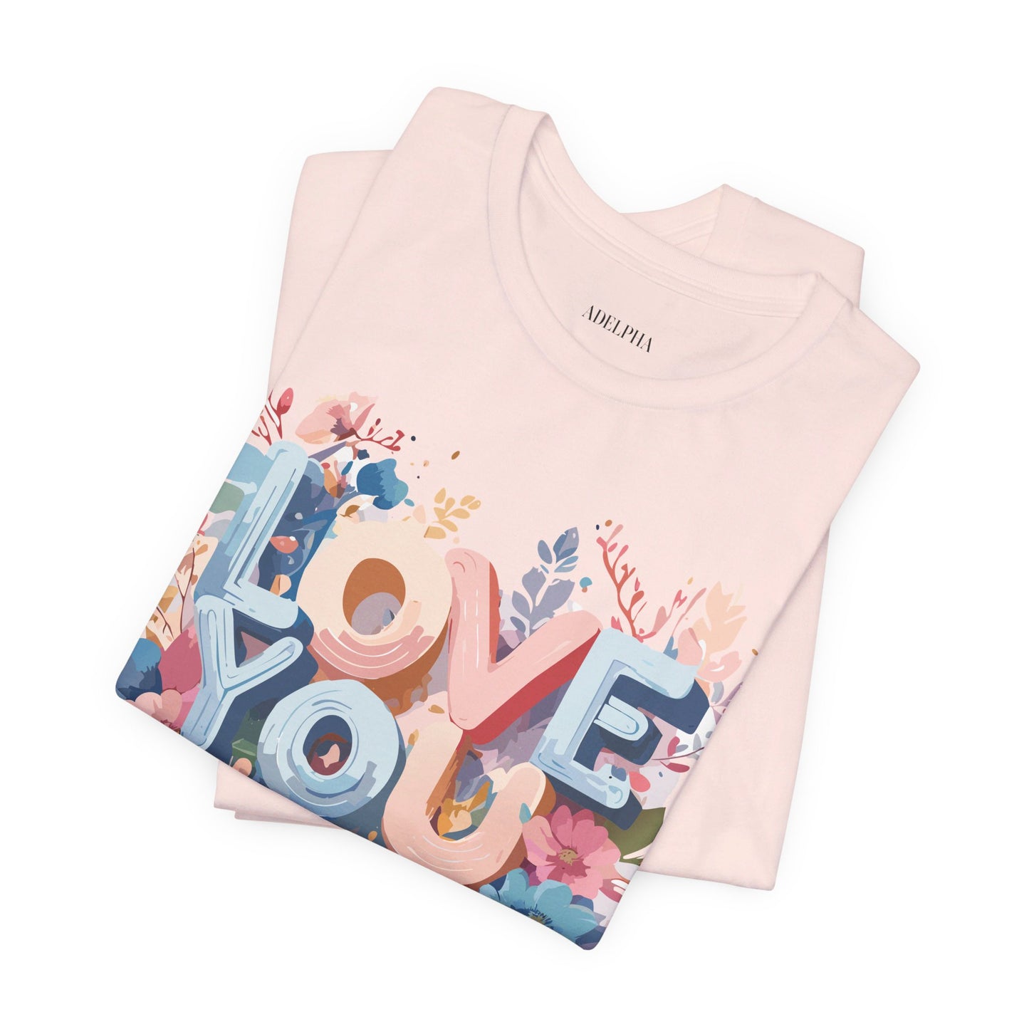 T-shirt en coton naturel - Collection Love story