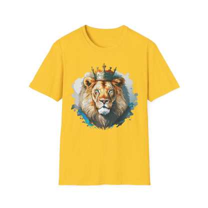 Lion Shirt Unisex Animal Tee Softstyle 64000 100 Percent Ring Spun Cotton