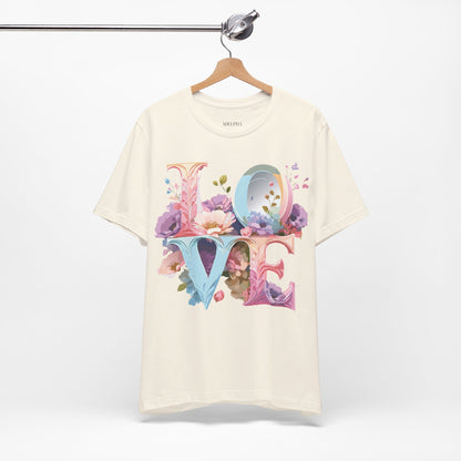Natural Cotton Tee Shirt - Love story Collection Printify