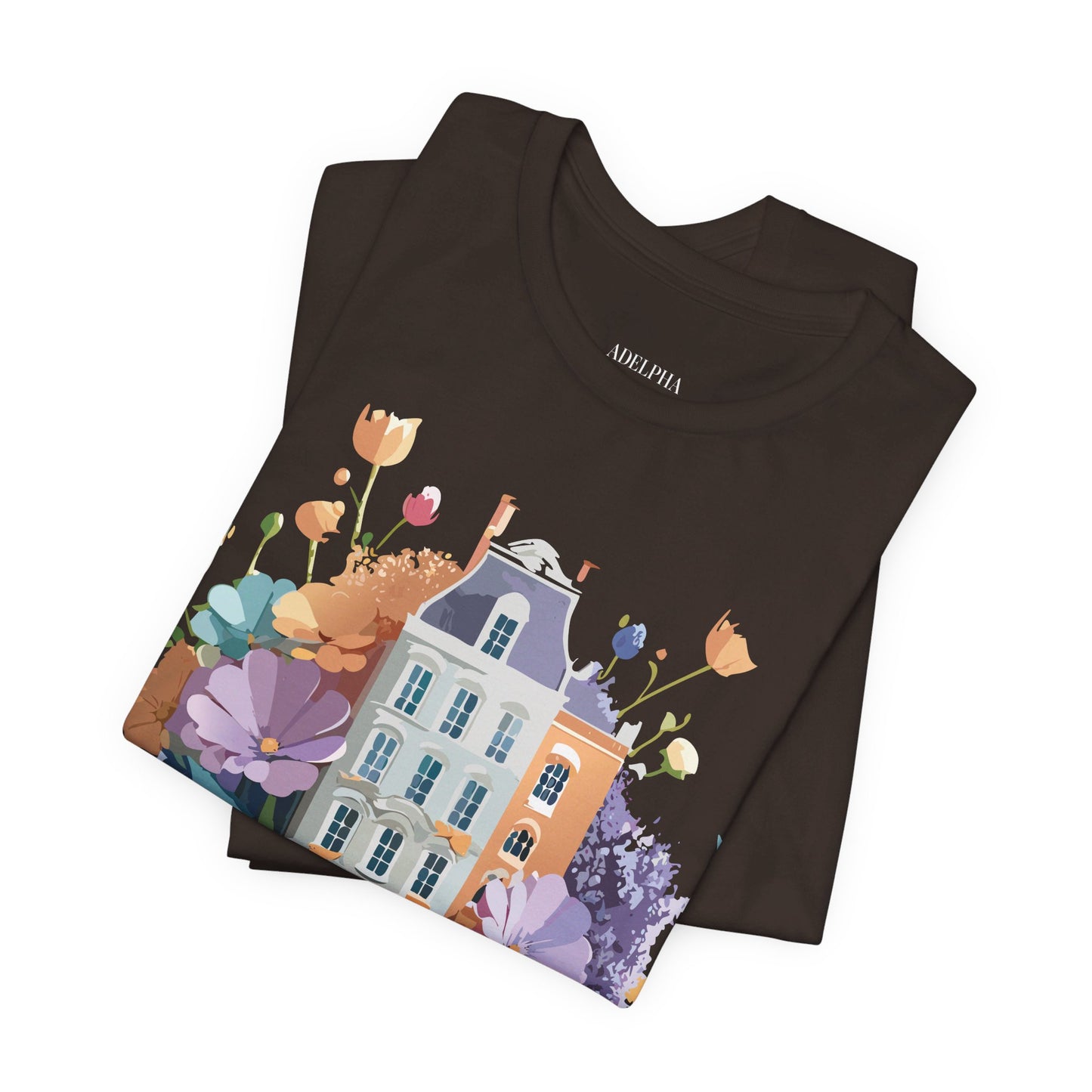 Natural Cotton Tee Shirt - Beautiful Places Collection - Amsterdam