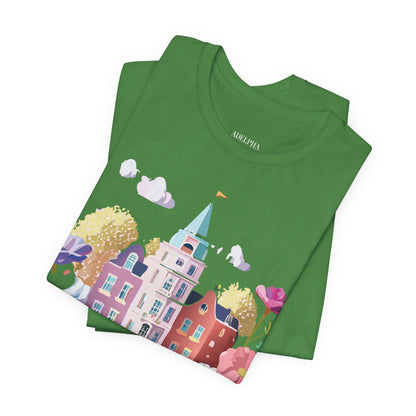 Natural Cotton Tee Shirt - Beautiful Places Collection - Amsterdam Printify