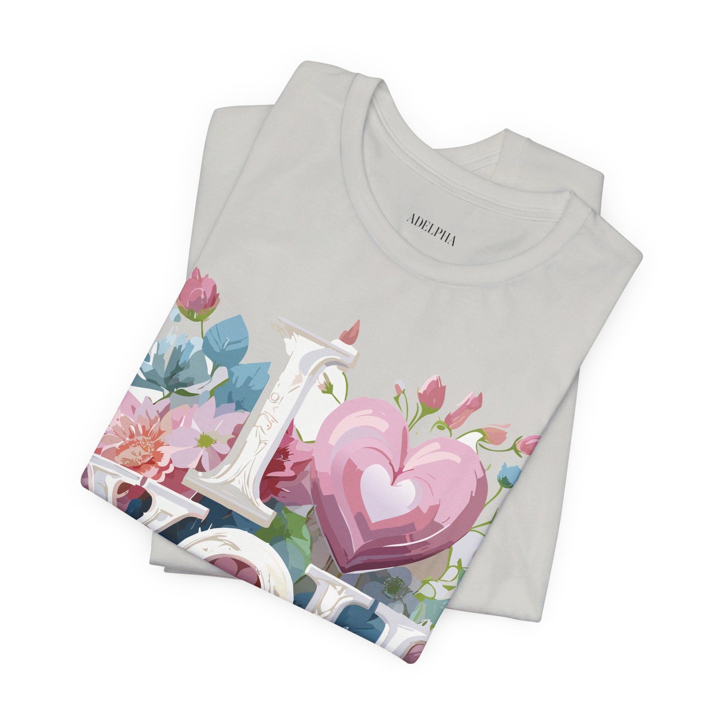 Natural Cotton Tee Shirt - Love story Collection