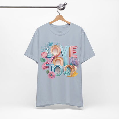 Natural Cotton Tee Shirt - Love story Collection Printify