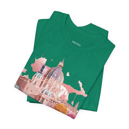 Natural Cotton Tee Shirt - Beautiful Places Collection - Vienna Printify