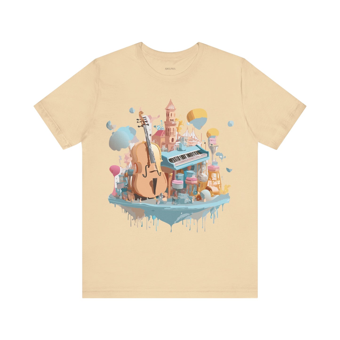 T-shirt en coton naturel - Collection Musique