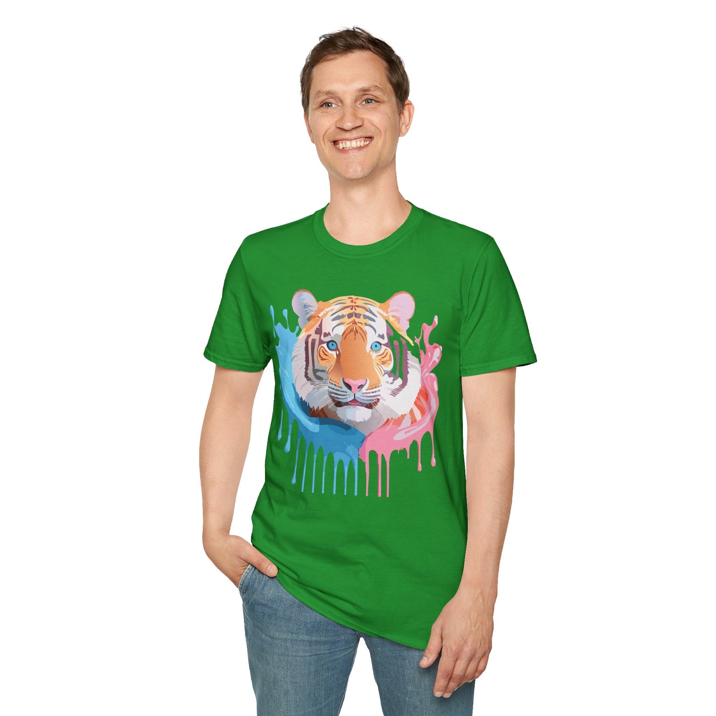 Tiger Shirt, Shirt with Tiger, Animal Tee, Shirt with Animals