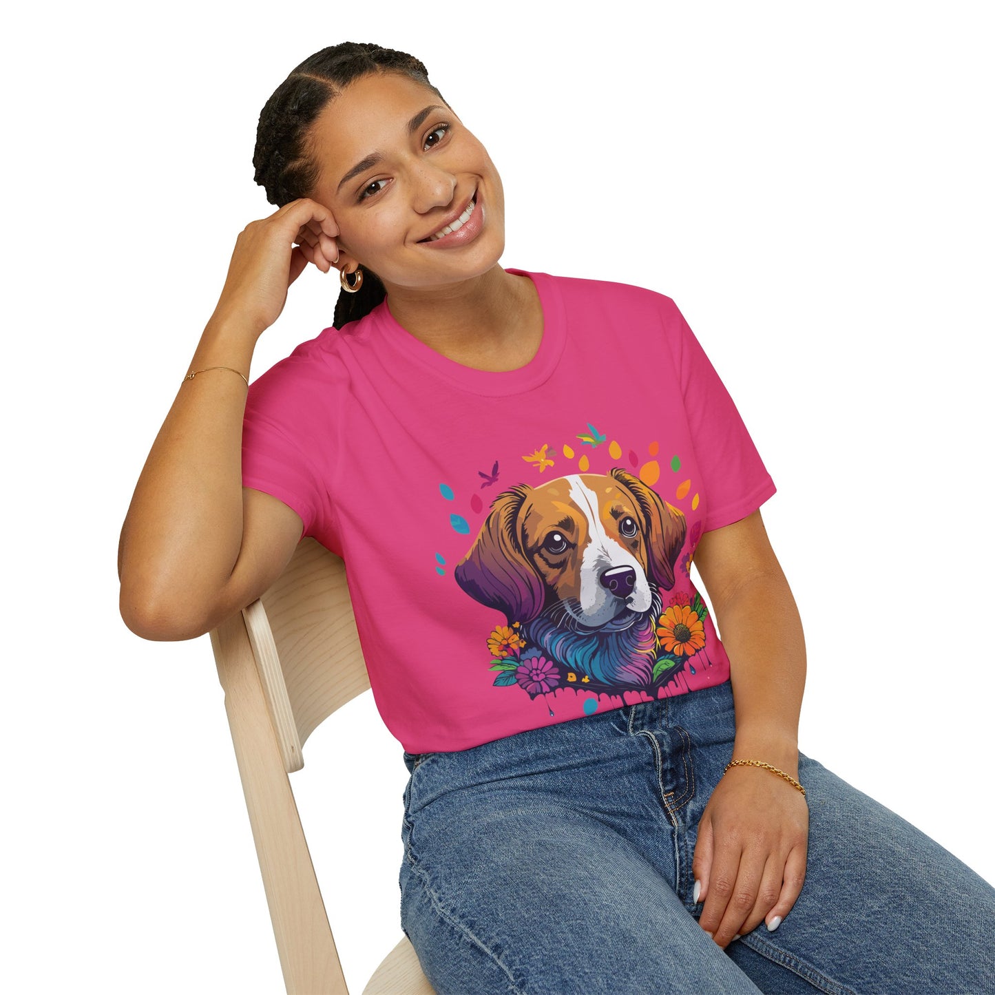 Dog Shirt, Shirt with Dog, Animal Tee, Shirt with Animals