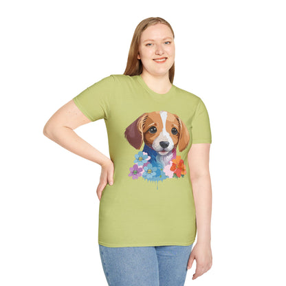 Unisex Dog Shirt Animal Graphic Tee Soft Cotton Gildan 64000