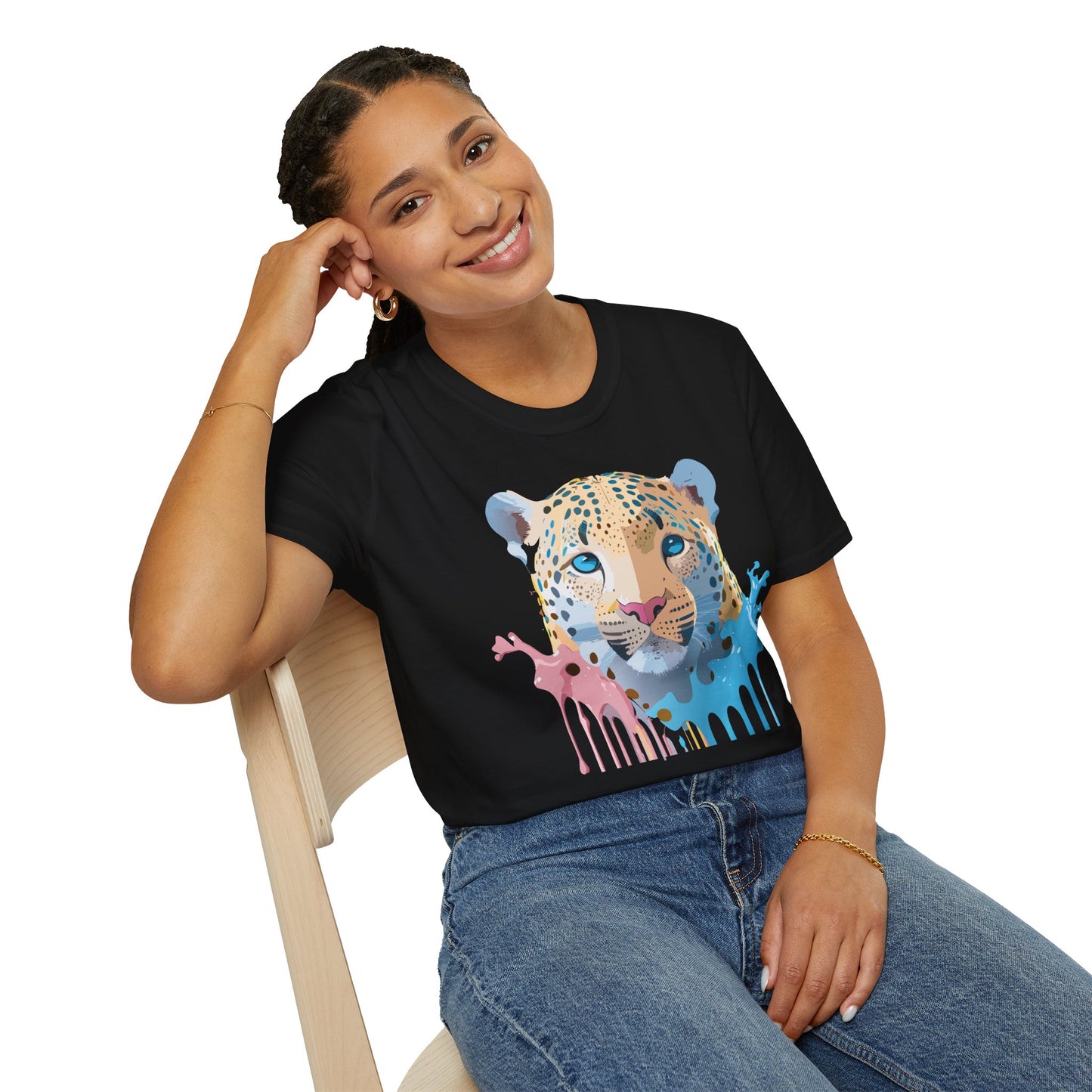 Cheetah Shirt, Shirt with Cheetah, Cheetah Tee, Shirt with Animals